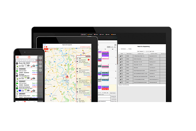 ireport app disposition kalender techniker