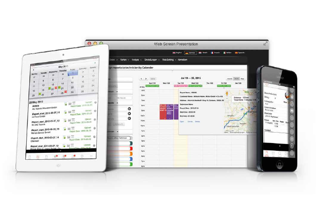 ireport app stundenzettel dashboard disposition